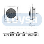 Imagen de Extractor de cocina LHV 225