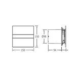 Imagen de Extractor de baño E-100 GTH Timer Hygro PREMIUM