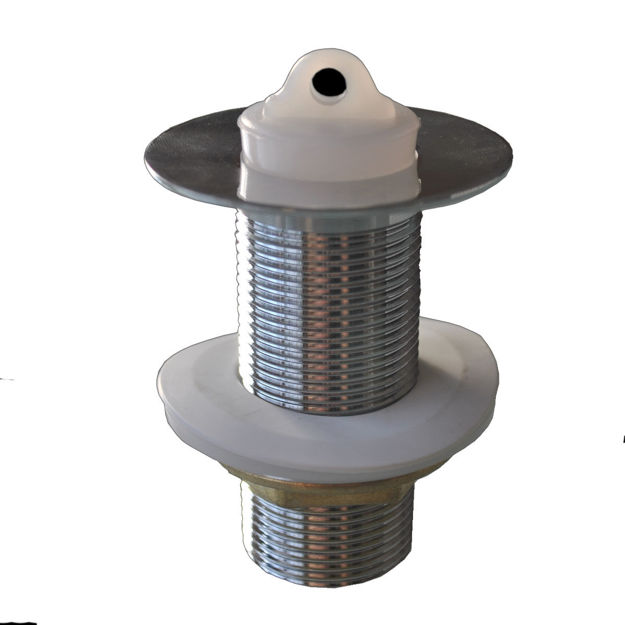 Imagen de Válvula lavatorio bronce cromado 7/8" t/plasti.