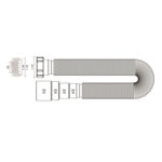 Imagen de Sifón extensible corrugado blanco 150cm Universal