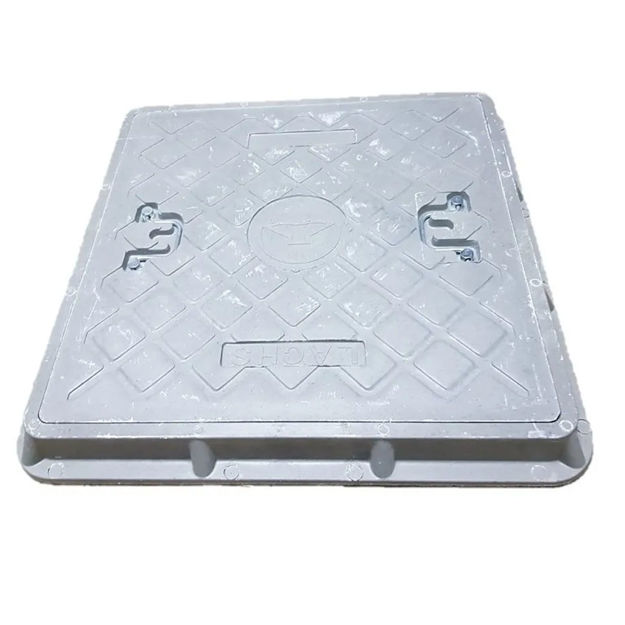 Imagen de Tapa y marco resina 40x40 cm vehículo ligero