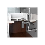 Imagen de Sifón cromado botella chico plástico univer. Blukit