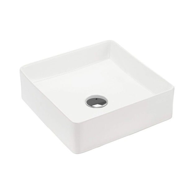 Imagen de Bacha de apoyo cuadrada 36 cm Blanco Brillante DMC