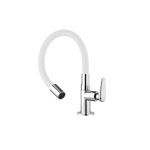 Imagen de Grifo unitario mesa cocina ALBURE MOUVE cromo blanco