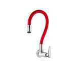 Imagen de Grifo unitario pared cocina ALLURE MOUVE cromo rojo