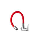 Imagen de Grifo unitario pared cocina ALLURE MOUVE cromo rojo