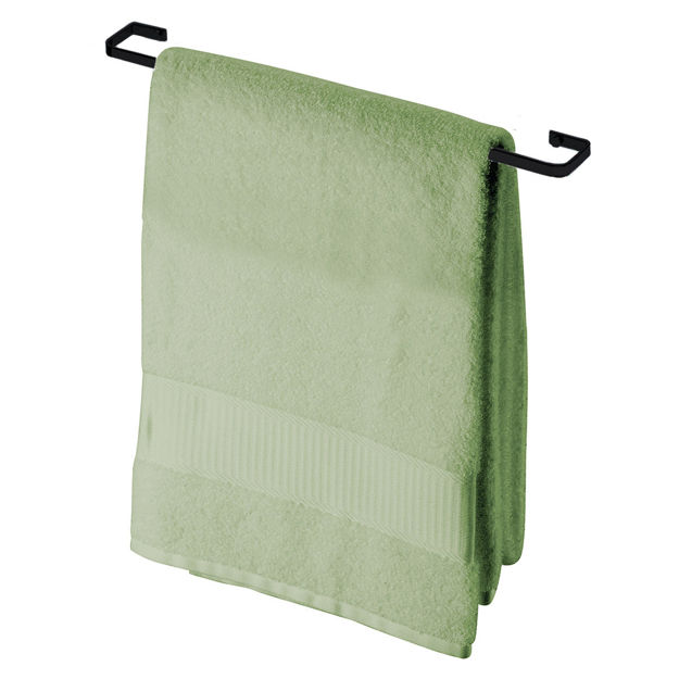 Imagen de TOALLERO 45 CM AMURAR NEGRO MATE