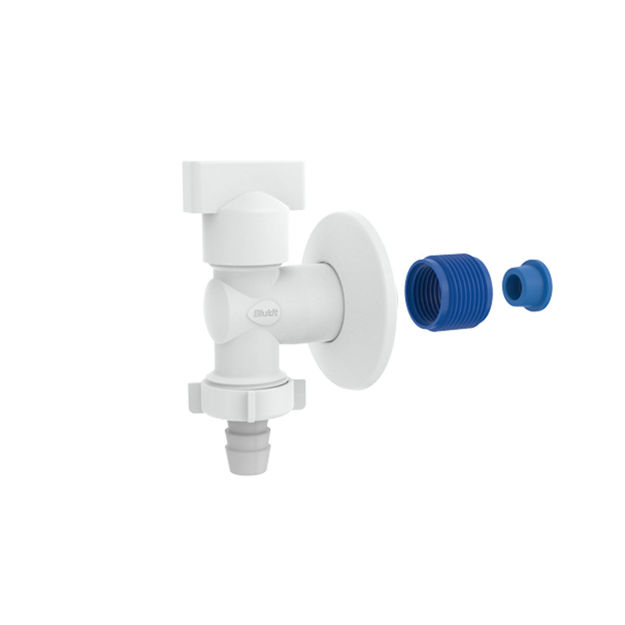 Imagen de Canilla lavarropa blanca Blukit
