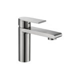 Imagen de Grifería de lavatorio Monocomando de mesada Loft Gris Satinado