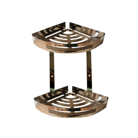 Imagen de Esquinero acero inoxidable doble Sanita