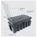 Imagen de Nicho de OSE tapa entera Inplast 1/2" y 1"Aprobado