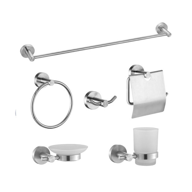 Imagen de Set de accesorios acero inox 304 6 piezas Dmc