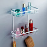 Imagen de Repisa doble aluminio 30x12x35 cm