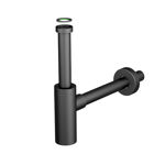 Imagen de Sifón botella lavatorio Inoxmater 1.1/4 NEGRO BONOMINI