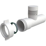Imagen de AIRPIPE Ø 60X40X140 ABS blanco BN