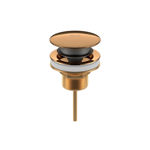 Imagen de Válvula de lavatorio bronce Deca Red Gold Click