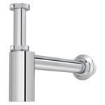 Imagen de Sifón botella bronce cromado de cocina DECA