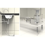 Imagen de Válvula cromada de piso o pared