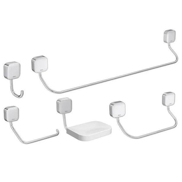 Imagen de Kit accesorio Deca 5 piezas bronce cromado PIX