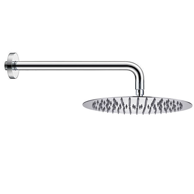 Imagen de Brazo con roseta Inox. 20 cm diámetro Facoflex