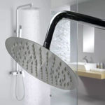 Imagen de Brazo con roseta Inox. 20 cm diámetro Facoflex