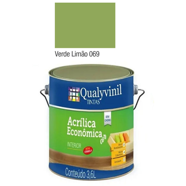 Imagen de ACR ECONOM COLOR - VERDE LIMON 3,6 LITROS