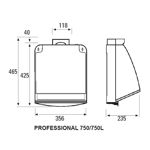 Imagen de campana Professional 750 L