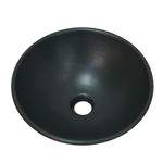 Imagen de Bacha de apoyo redonda 35 cm negro mate Celite