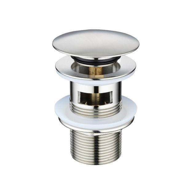 Imagen de Válvula lavatorio bronce c/desborde click clack 1.1/4