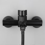 Imagen de Grifería de ducha Monocomando con transferencia Milano Slim negro mate