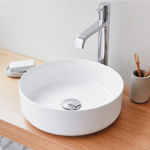 Imagen de Bacha de apoyo redonda 35 cm blanco Brillante Dmc