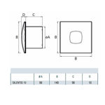 Imagen de Extractor de baño Silentis 10w