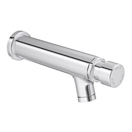 Imagen de Grifería de lavatorio temporizado de pared Decamatic Eco cromo Brillante