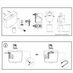 Imagen de Cisterna exterior Oli Quarzo doble descarga