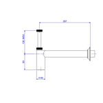 Imagen de Sifón botella Gold lavatorio Deca