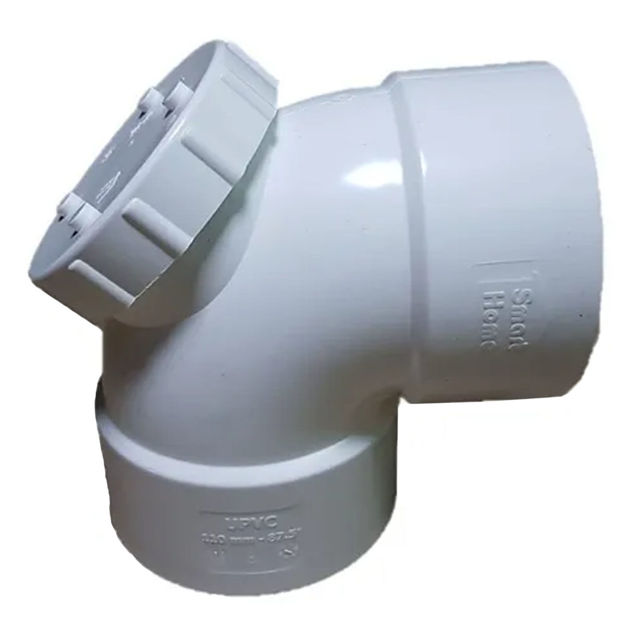 Imagen de Codo PVC 87º30 110 HH SMART HOME c/tapa inspección