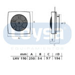 Imagen de Extractor de cocina LHV 190