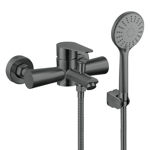 Imagen de Grifería de Ducha Monocomando Exterior con Transferencia Celtic grafito