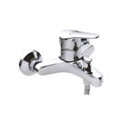 Imagen de Monocomando ducha exterior c/t Golf bronce cromado