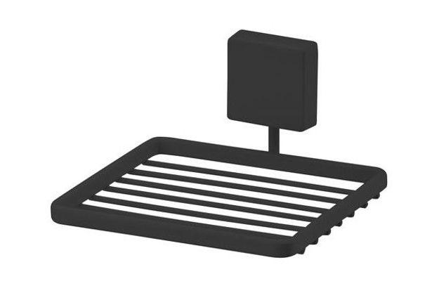 Imagen de JABONERA DE BAÑO NEGRO MATE