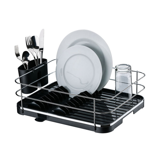 Imagen de ESCURREPLATOS NEGRO CROMO