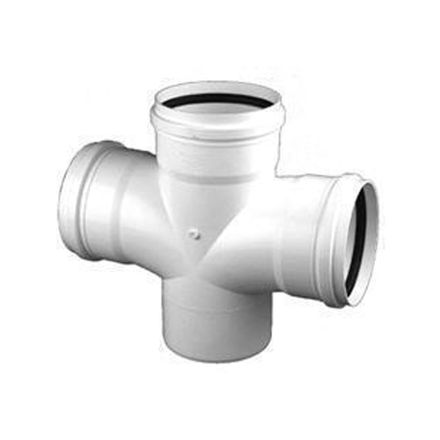 Imagen de RAMAL DOBLE PVC 87°30 JUNTA ELÁSTICA TIGRE