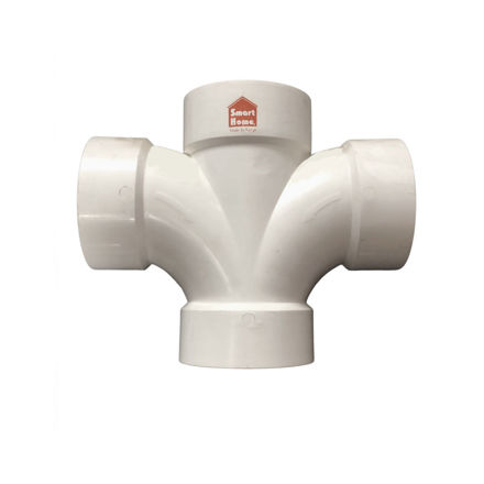 Imagen de RAMAL DOBLE PVC 87°30 SMART HOME