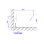 Imagen de Inodoro corto Axis blanco