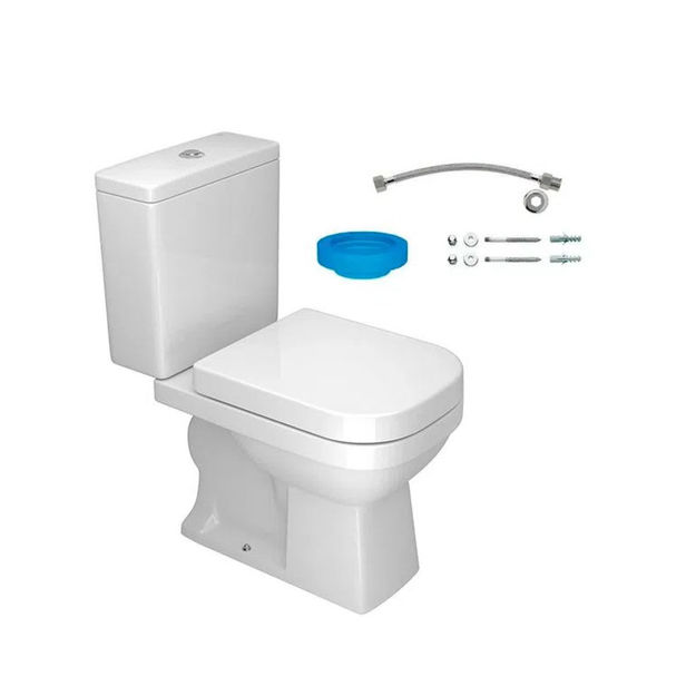 Imagen de Kit completo inodoro con mochila dual Quadra