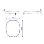 Imagen de Tapa inodoro Aspen azul