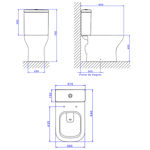 Imagen de Inodoro con mochila AXIS 30 cm