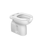 Imagen de Inodoro Conforto Vogue con abertura frontal blanco