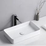 Imagen de Bacha de apoyo rectangular 61 x 35 cm blanca Brillante Dmc