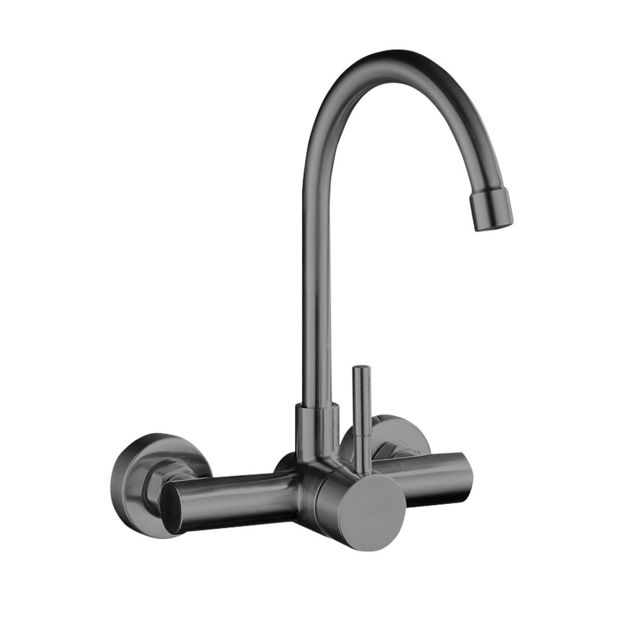 Imagen de Grifería de cocina Monocomando de pared Celtic Grafito